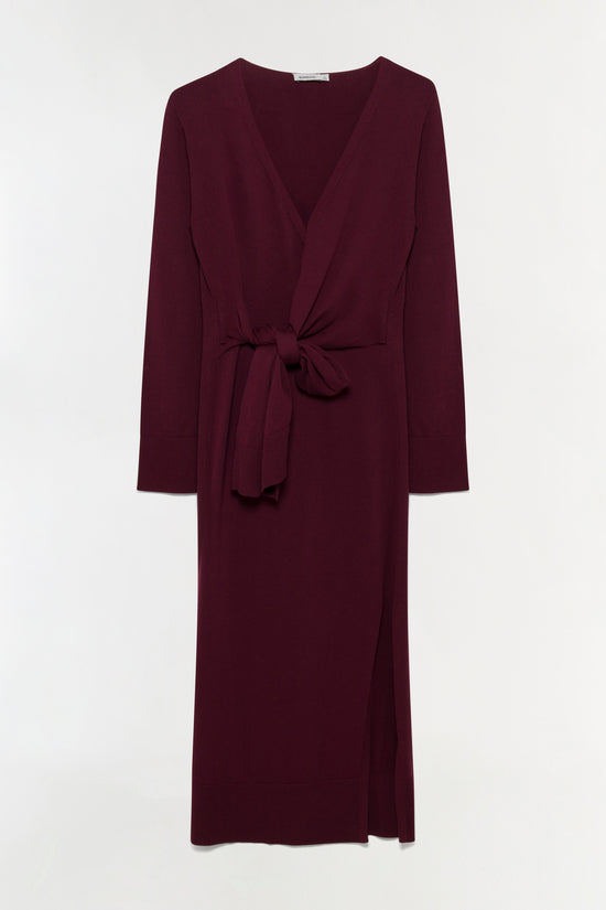 Skyla Cotton Cashmere Wrap Dress