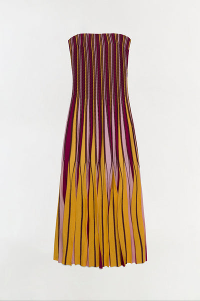 jonathan simkhai midi dress Kenlie Taffeta Knit Midi Dress
