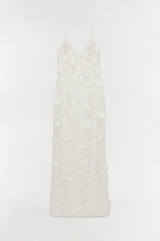 Maven Floral Raffia Gown