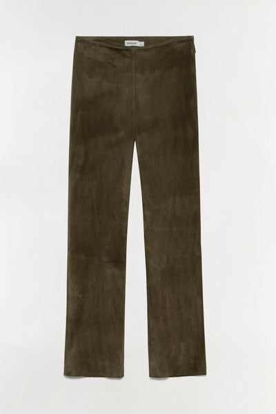 Veda Cropped Suede Pant – SIMKHAI
