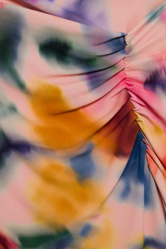 Acacia Draped Jersey Midi Dress