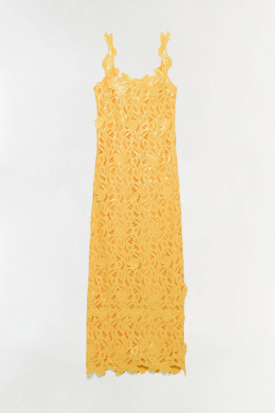Marenna Embroidered Sequin Gown
