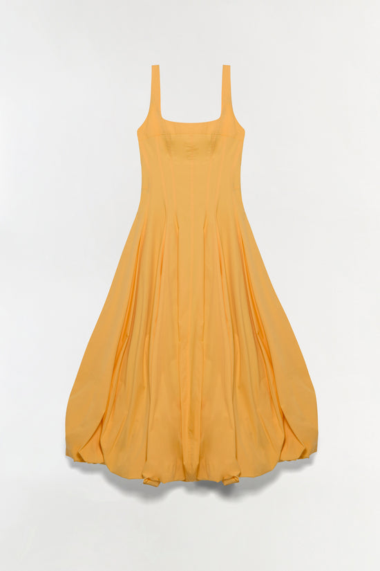 Valletta Bustier Midi Dress - Butter Yellow Multi | SIMKHAI Valletta Bustier Midi Dress - Butter Yellow Multi | SIMKHAI