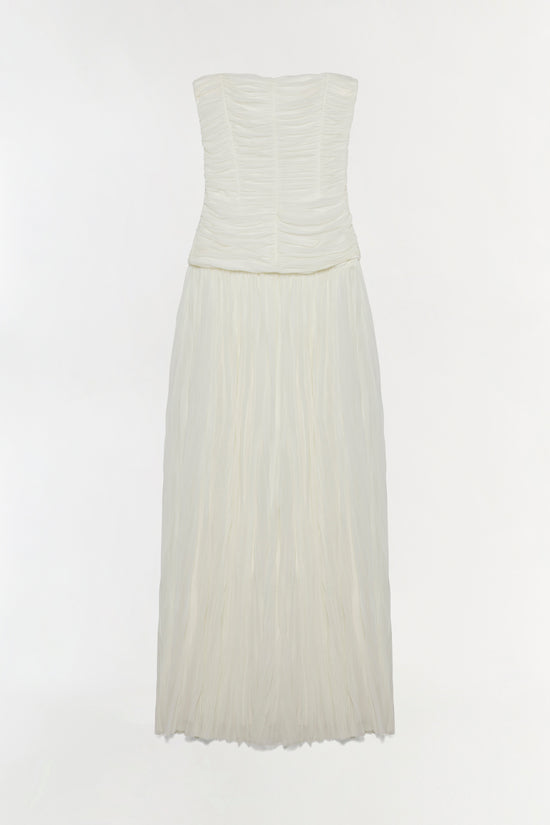 Danielle Crinkle Jersey Bustier Gown