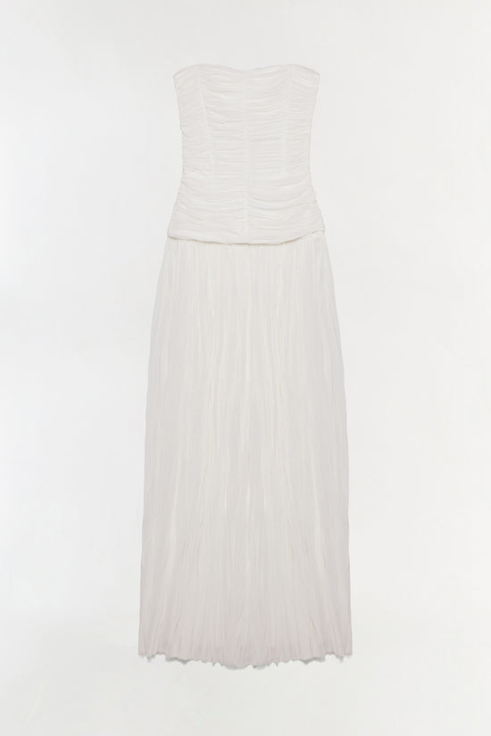 Danielle Crinkle Jersey Bustier Gown