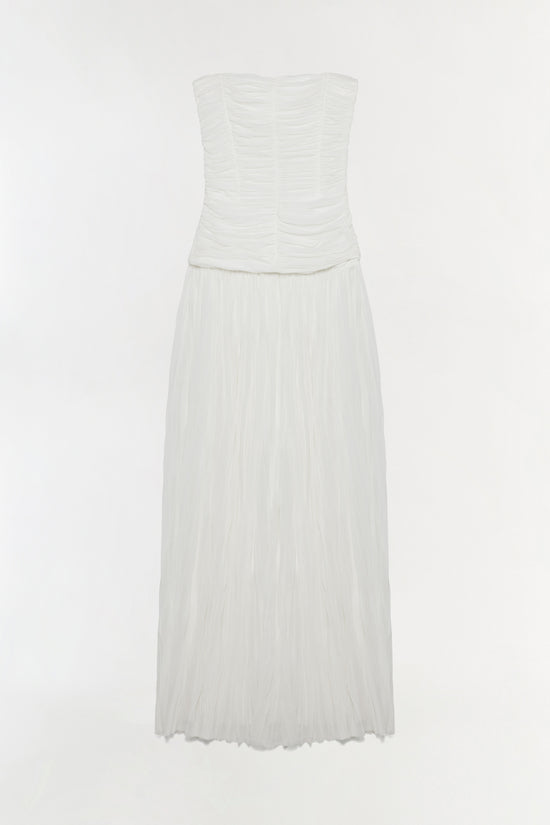 Danielle Crinkle Jersey Bustier Gown