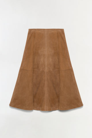 Bonnie Suede Midi Skirt