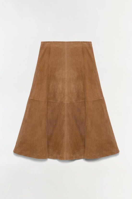 Bonnie Suede Midi Skirt