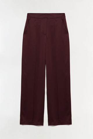 Kyra Satin Wide Leg Pant