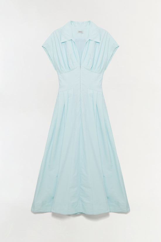 Farlow Cotton Faille Midi Dress