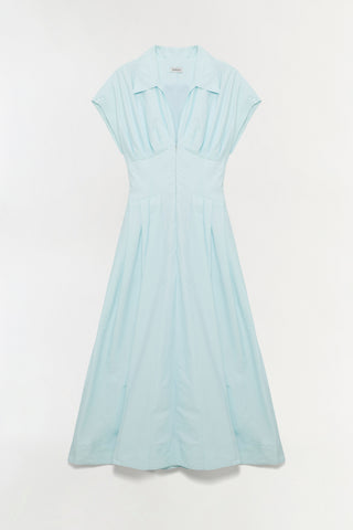 Farlow Cotton Faille Midi Dress