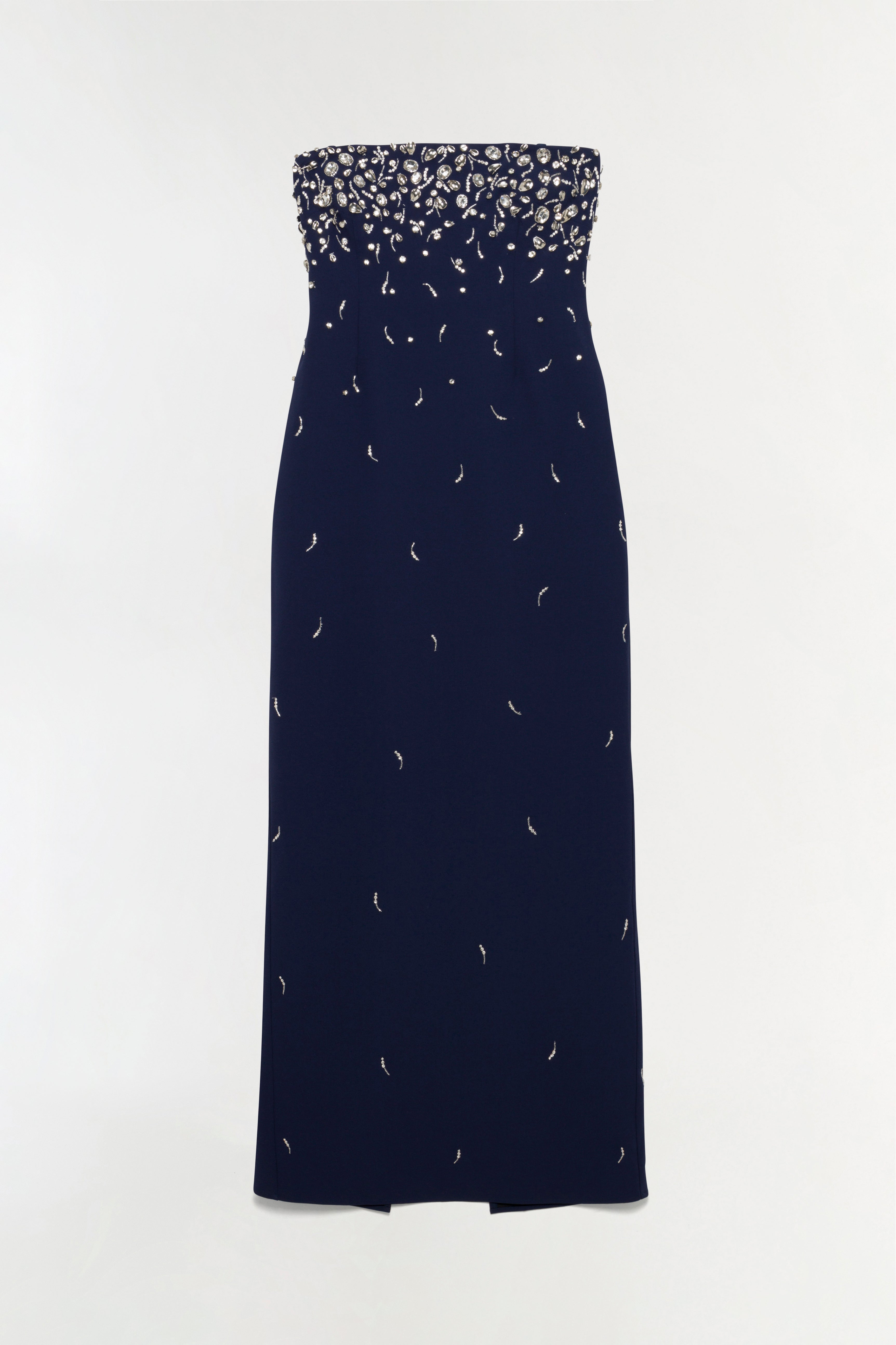 SIMKHAI Women's Reign Embellished Strapless Gown in Midnight Silver, Size 0 SIMKHAI Women's Reign Embellished Strapless Gown in Midnight Silver, Size 0