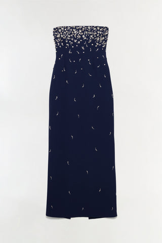 Reign Embellished Strapless Gown