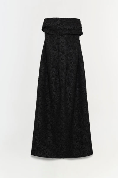 Ariana S/L Draped Gown - Black | SIMKHAI