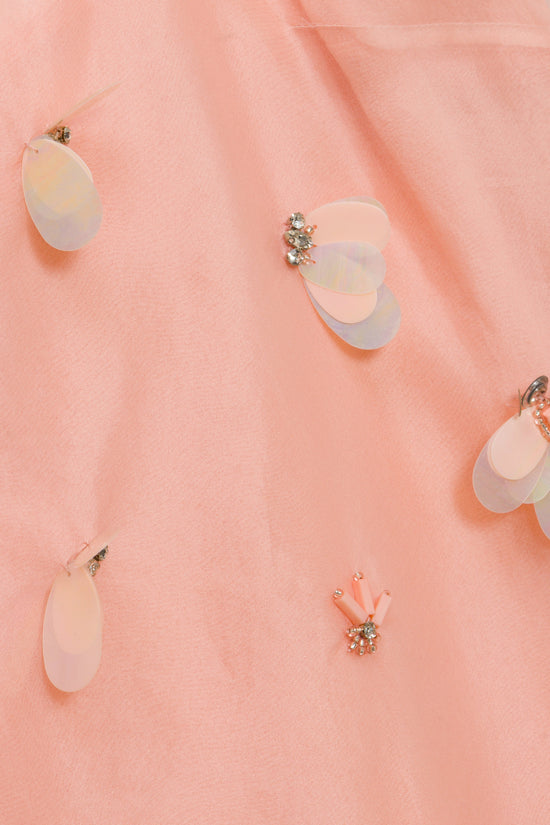 Sumi Embellished Organza Mini Dress