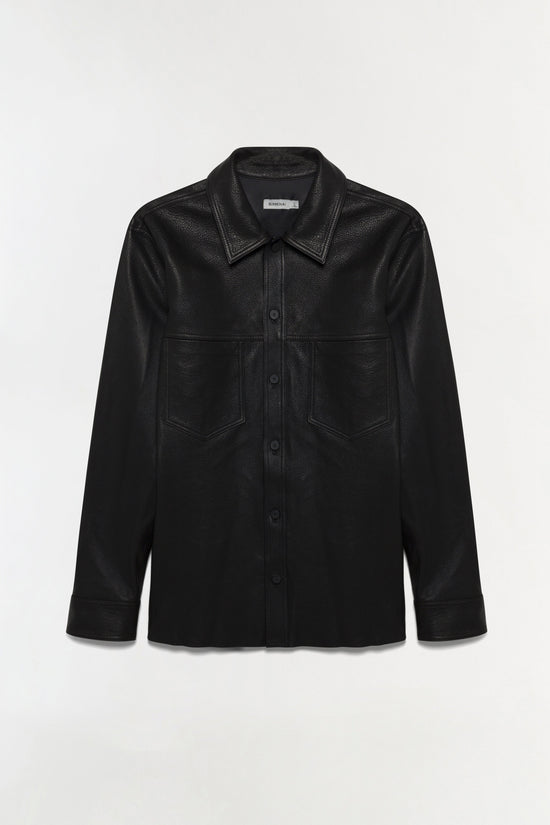 Gibson Leather Shirt Jacket