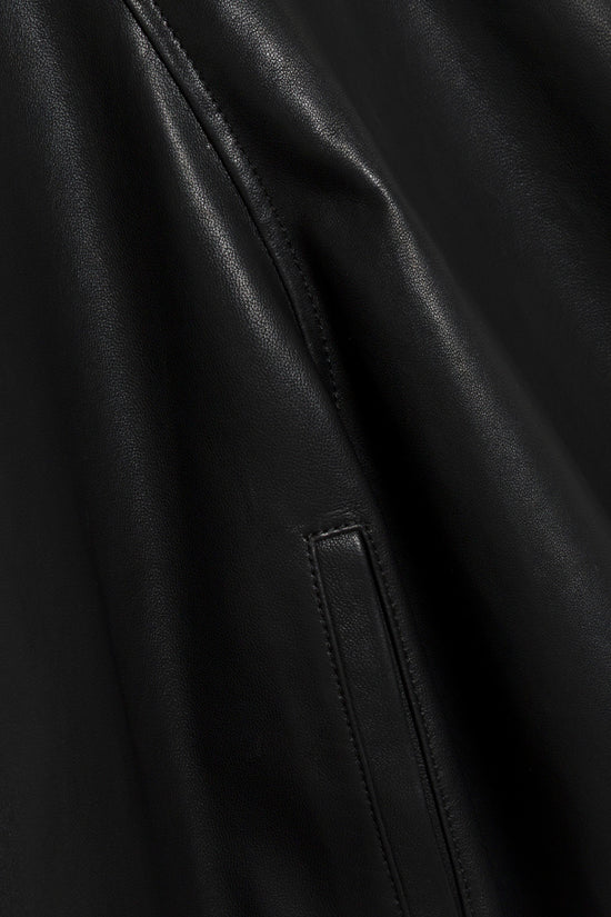 Orvik Leather Cape Jacket