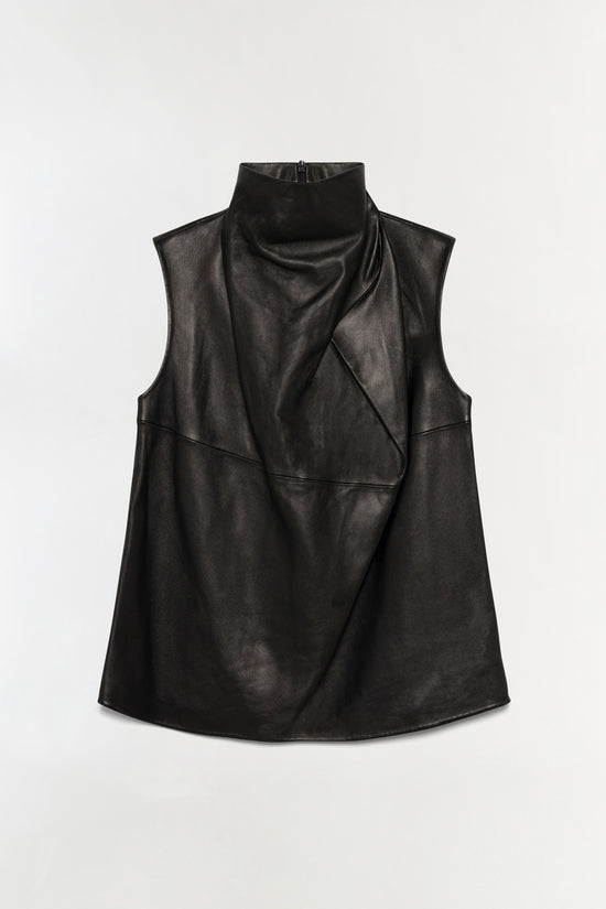 Halley Leather Top