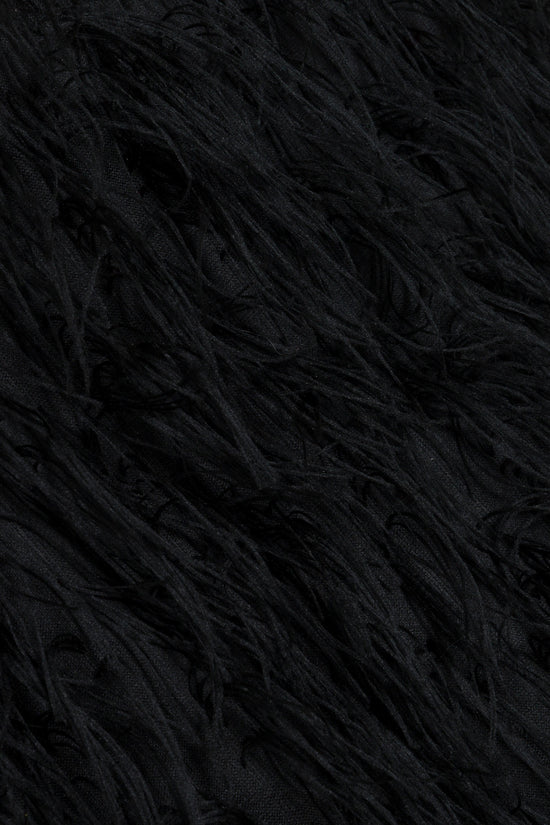 Kalla Fringe Jacquard Mini Dress