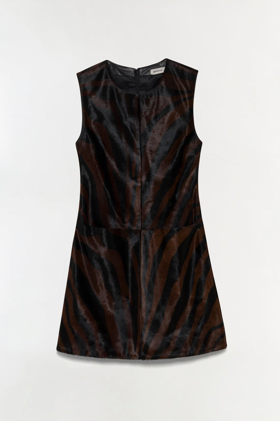 Sonoma Calf Hair Mini Dress