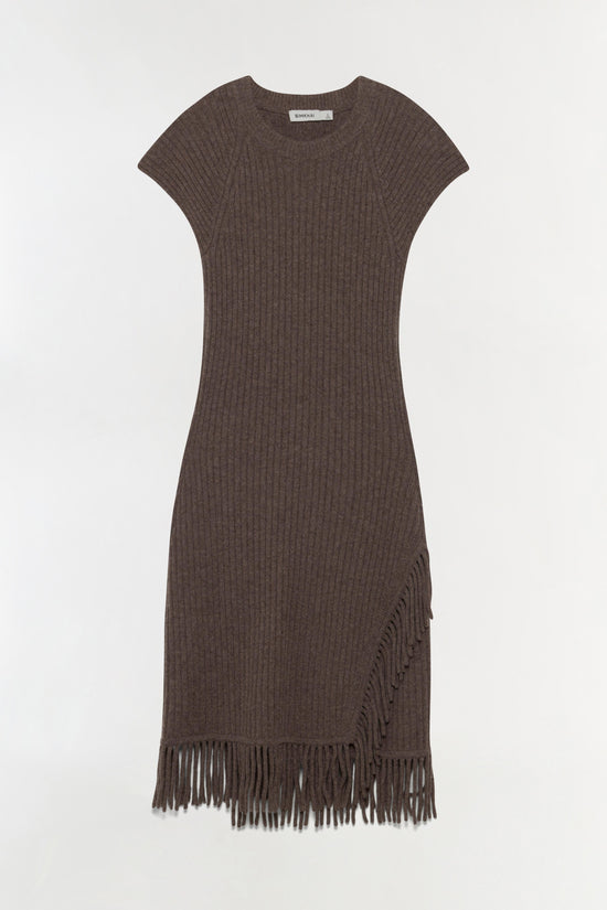 Margot Knit Fringe Mini Dress