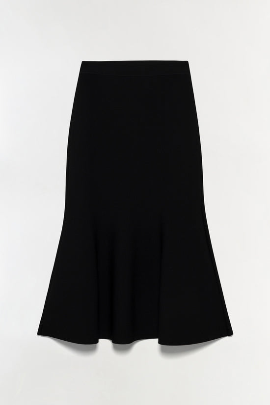 Zev Compact Knit Midi Skirt