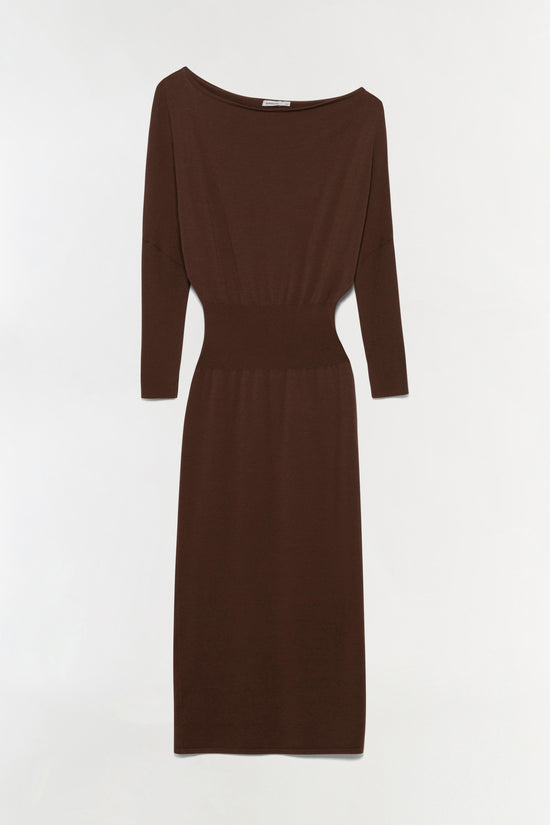 Janese Off Shoulder Knit Midi Dress