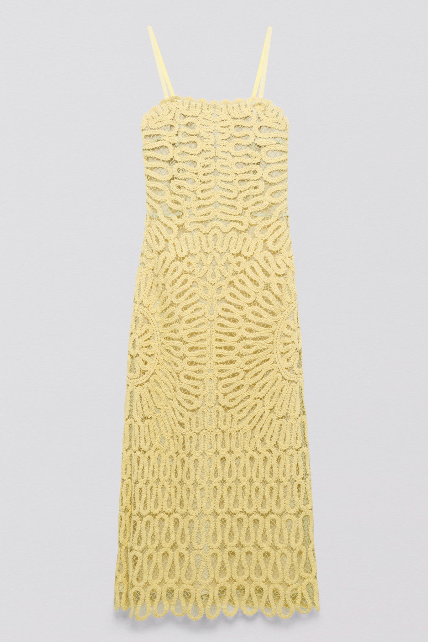 Elise Midi Dress - Sulfur Yellow | SIMKHAI