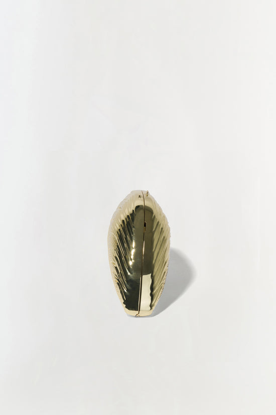Bridget Mini Metal Oyster Clutch