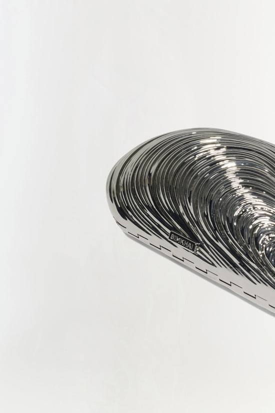 Bridget Mini Metal Oyster Clutch