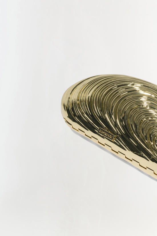 Bridget Mini Metal Oyster Clutch