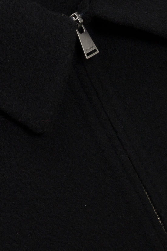 Quinn Zip Front Wool Jacket