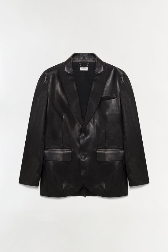 Linden Leather Blazer