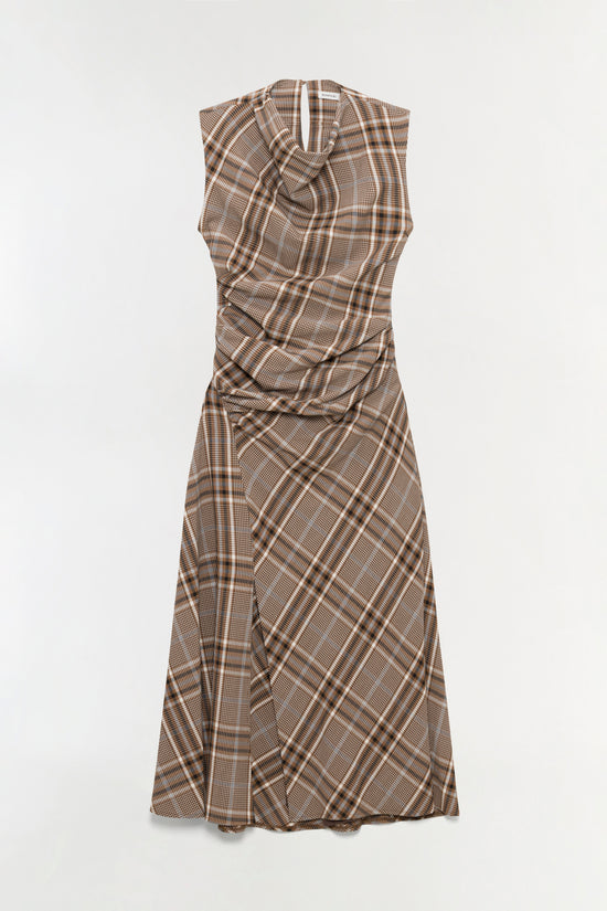 Burke Draped Midi Dress