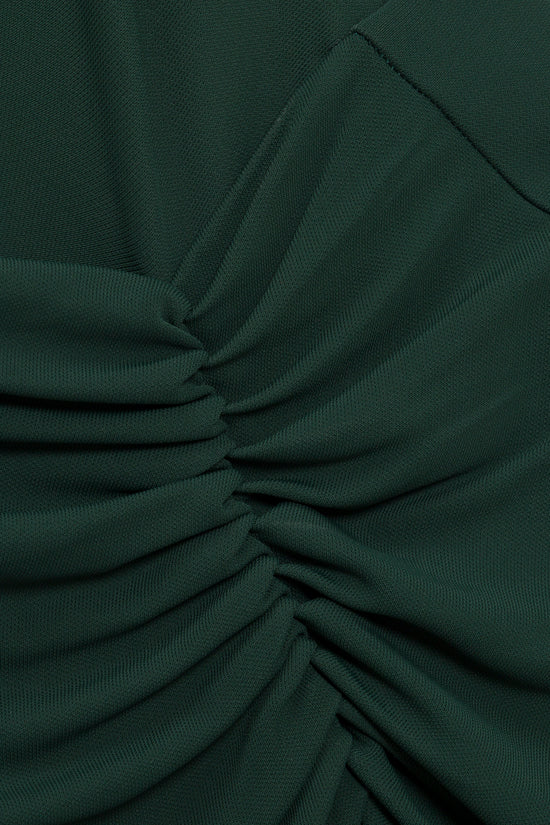 Acacia Draped Jersey Midi Dress