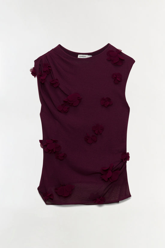Tessa Floral Applique Top