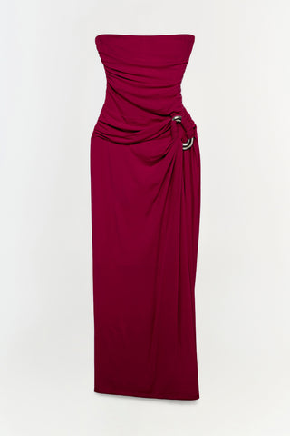 Emma Strapless Jersey Gown