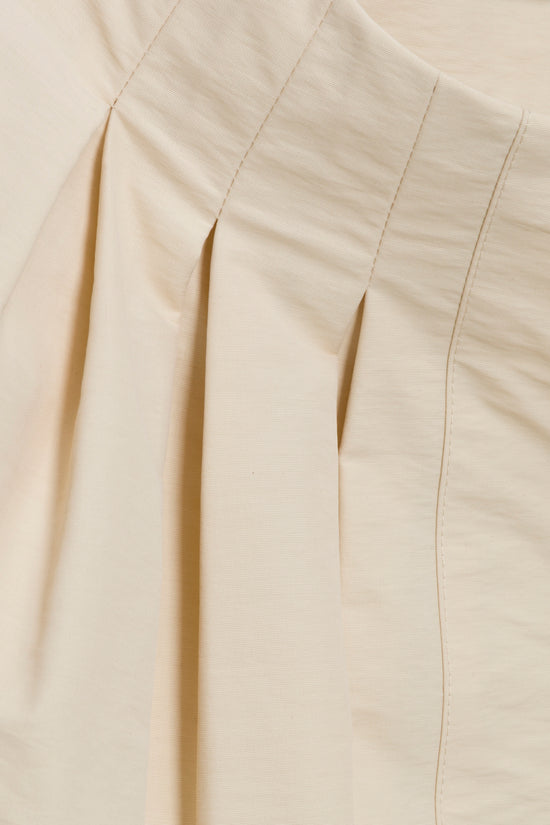 Jess Pleated Cotton Faille Jacket