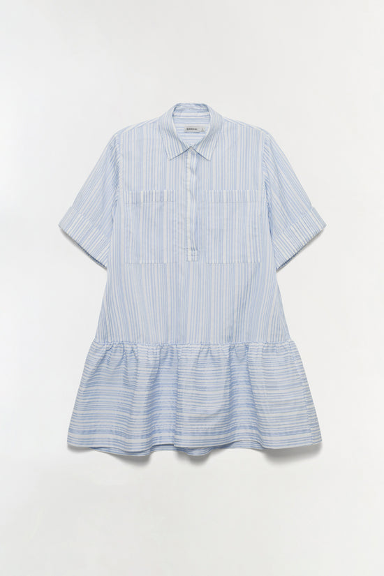 Criss Short Sleeve Shirt Dress