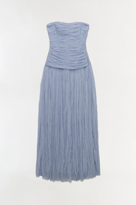 Danielle Crinkle Jersey Bustier Gown