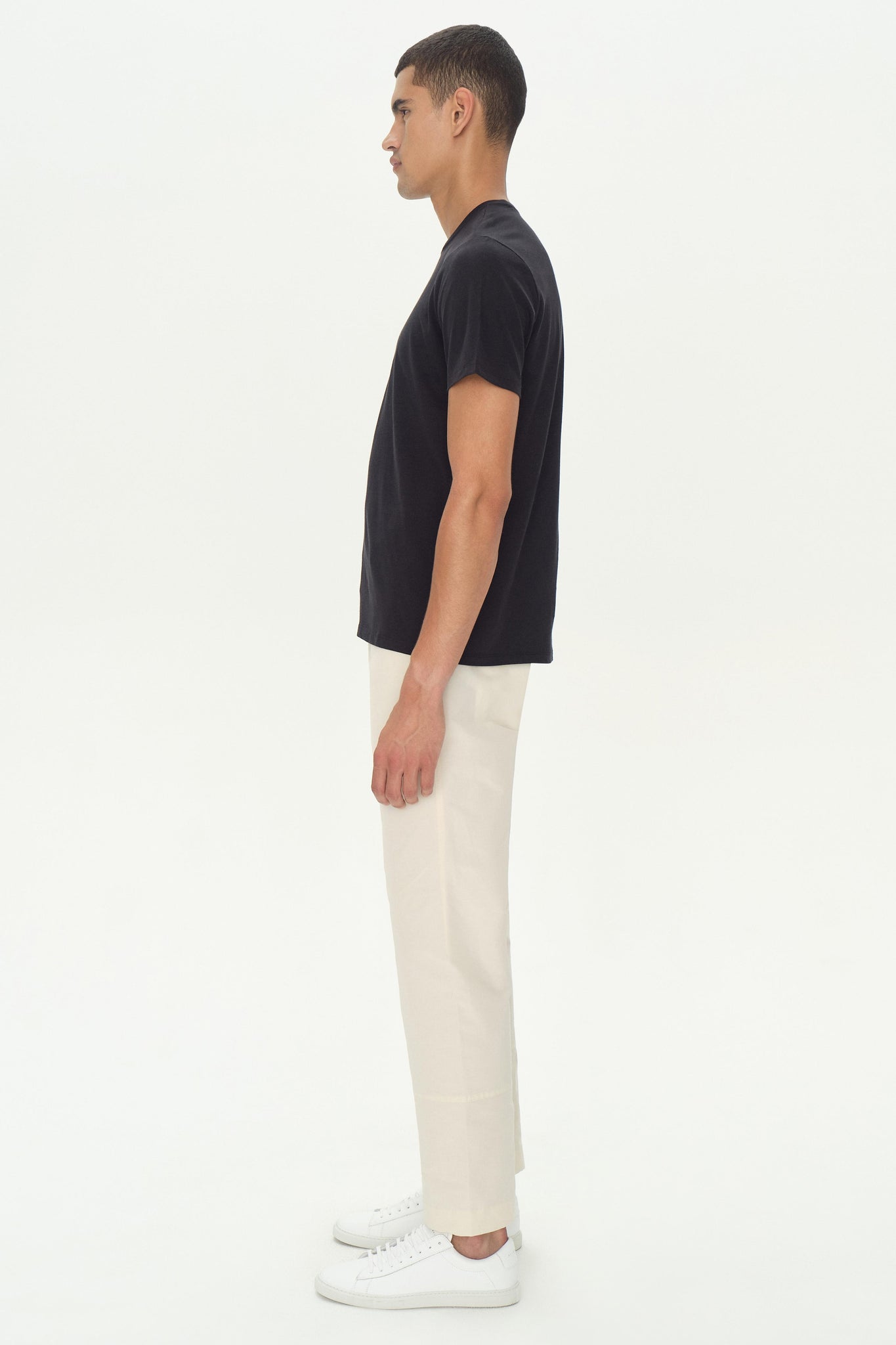 Smooth Cotton Crewneck