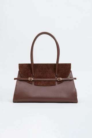 River Suede Shoulder Bag