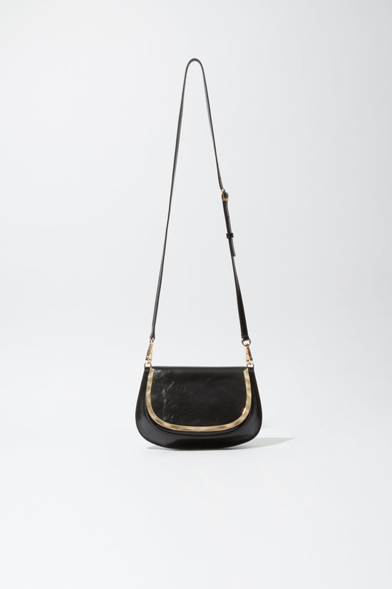 Logan Shiny Leather Crossbody