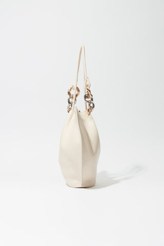 Arlo Chain Pebble Leather Tote