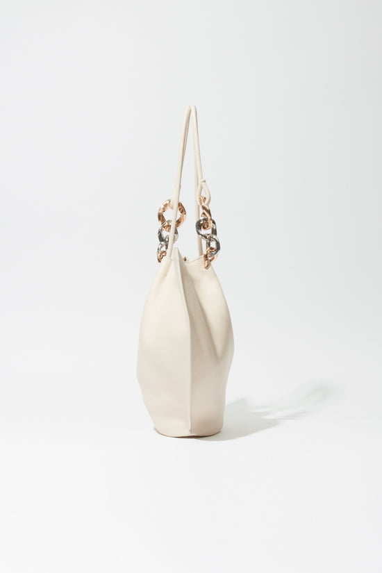 Arlo Chain Pebble Leather Tote