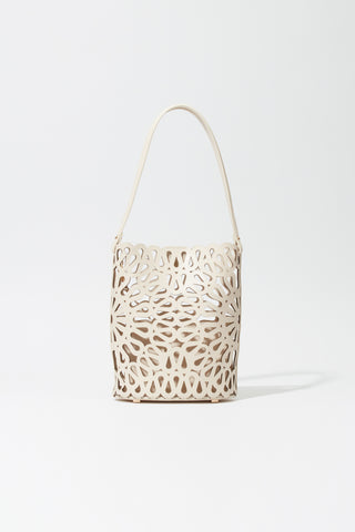 Mccall Laser Cut Leather Bucket Bag