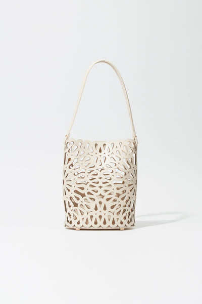 Mccall Laser Cut Leather Bucket Bag – SIMKHAI