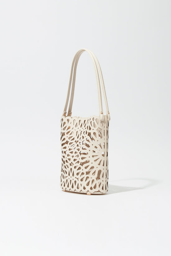Mccall Laser Cut Leather Bucket Bag