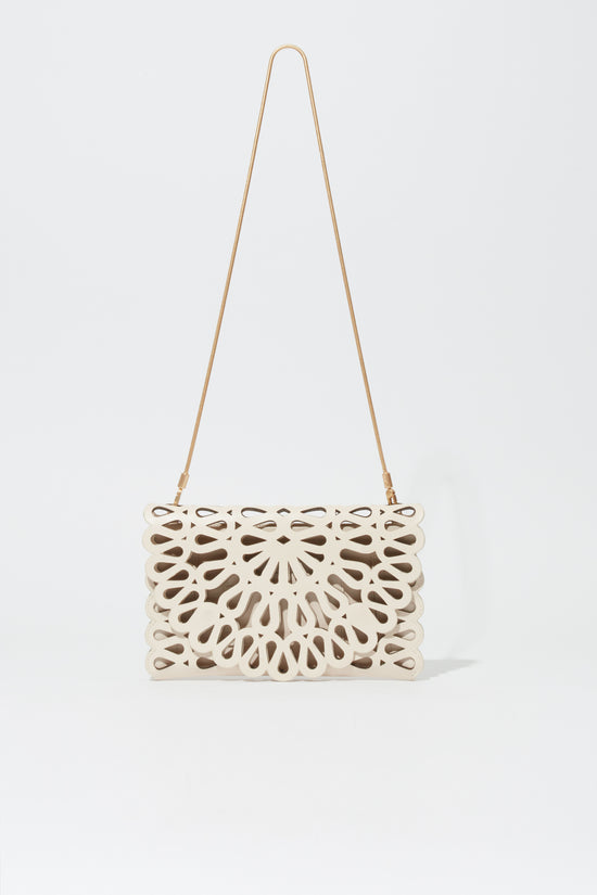 Mccall Laser Cut Leather Clutch