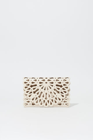 Mccall Laser Cut Leather Clutch